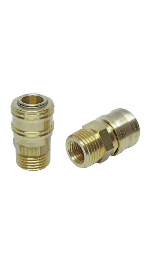 3/8" ERKEK GÖVDE HAVA ADAPTÖRÜ PİRİNÇ