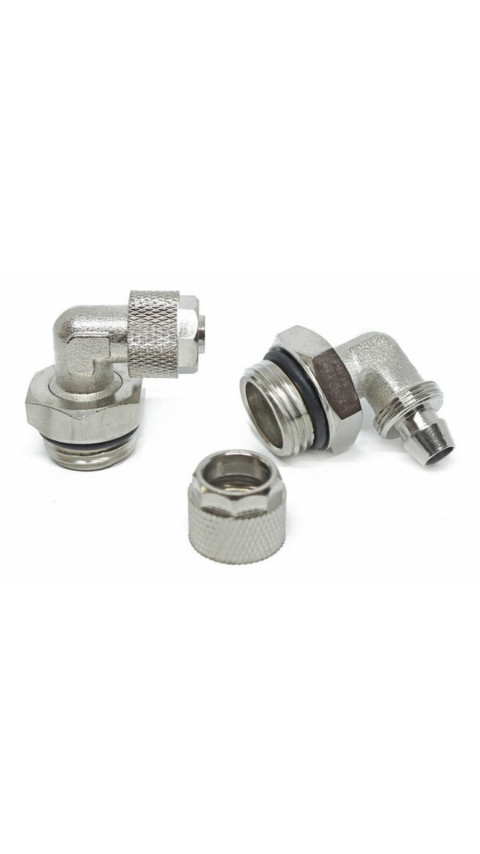 1 / 8 " - 6 METAL SOMUNLU DÖNER DİRSEK BAĞLANTI