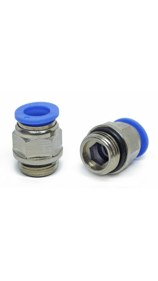 M10 x 1 - 8 MM Metrik Rekor Bağlantı Nipel (PC08-M10x1)