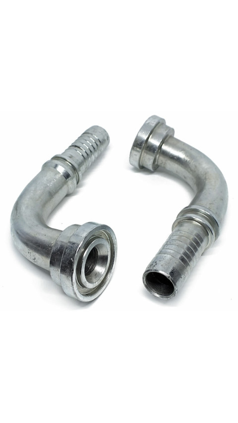 1-1/4" 54 mm 6000 SERİ "KALIN TİP" FLANŞLI 90