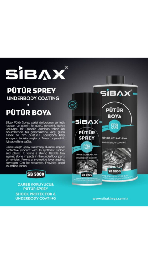 SİBAX SB5000 PÜTÜR BOYA 1 KG.