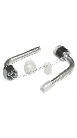 3420121 A10-A20 * 3/8 - 3/4 UNF KLİMA RAKOR 90°