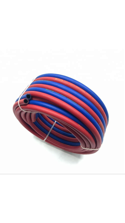 8mm  ÇİFTLİ KAUÇUK OKSİJEN HAVA HORTUMU "İTHAL"