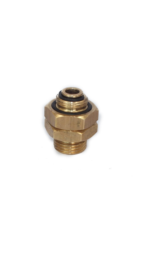 6300-1 M 10 X 1,0 DÜZ ADAPTÖR (YİVLİ SİSTEM)