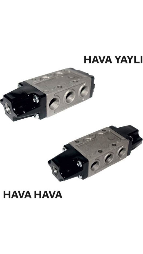 KPG  150   1/4"  3X2 HAVA YAYLI VALF (KİBRİT KUTUSU)