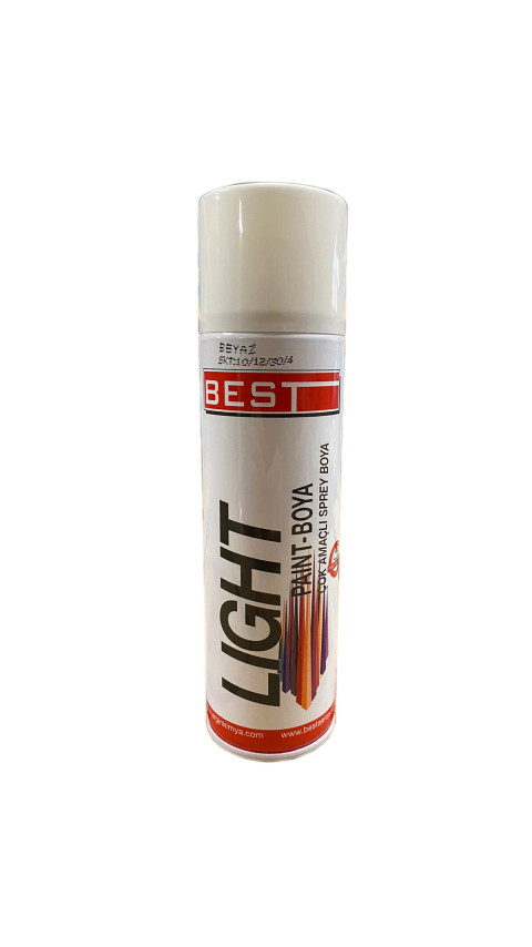 BEST LİGHT SPREY BOYA 250 ML (BEYAZ) BEST LİGHT SPREY BOYA 250 ML (BEYAZ)