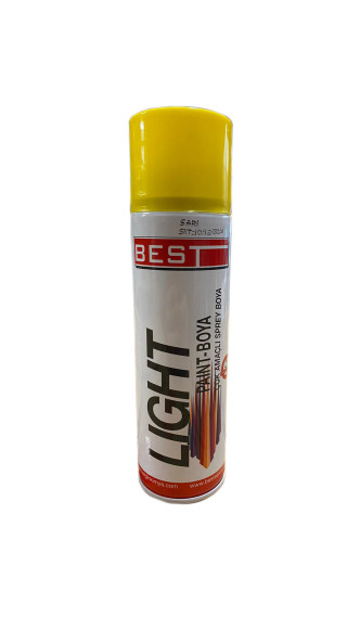 BEST LİGHT SPREY BOYA  250 ML (SARI)