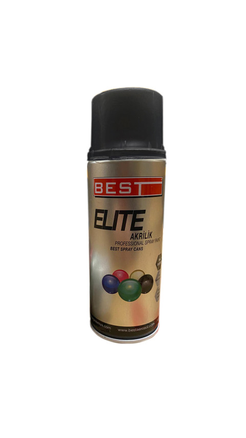 9005 BEST ELİTE SPREY BOYA 400 ML (MAT SİYAH) 9005 BEST ELİTE SPREY BOYA 400 ML (MAT SİYAH)