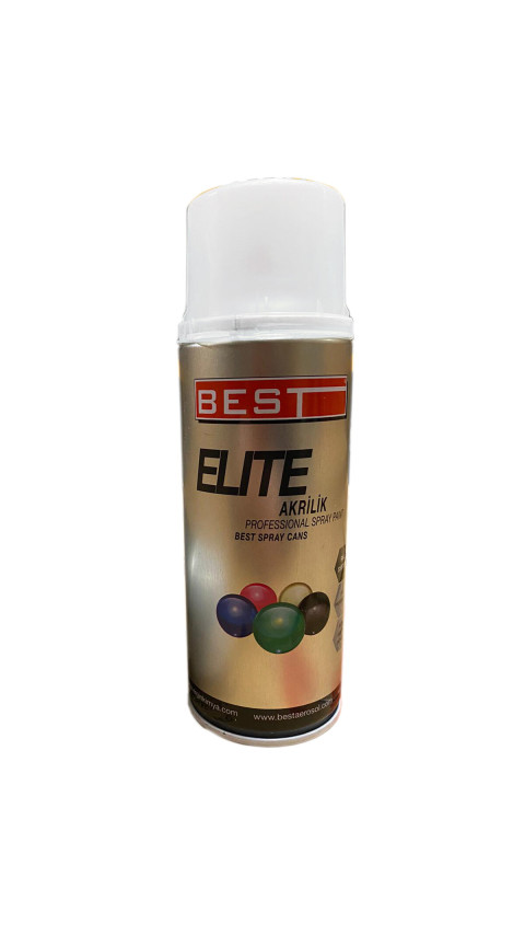9010 BEST ELİTE SPREY BOYA  400 ML (MATSAF BEYAZ)