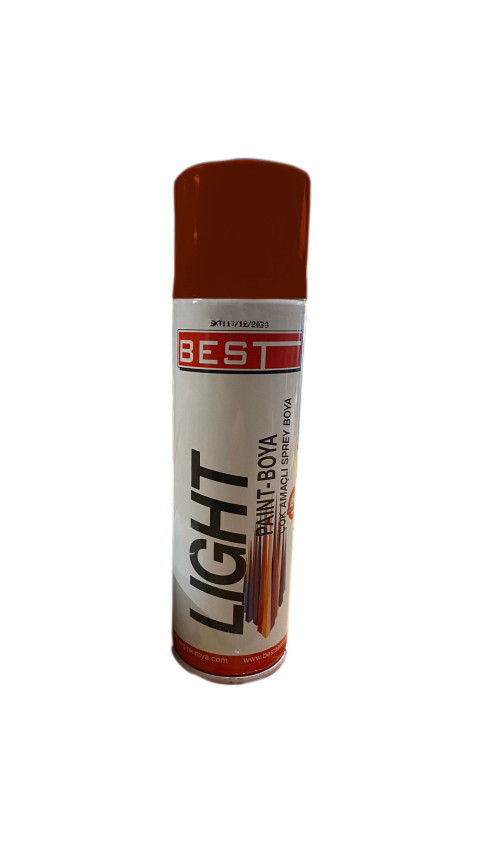 BEST LİGHT SPREY BOYA 250 ML (KAHVE) BEST LİGHT SPREY BOYA 250 ML (KAHVE)