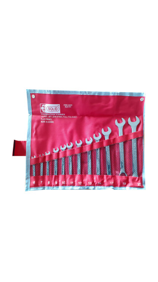 12 Lİ KOMBİNE ANAHTAR SETİ"SOLİD"