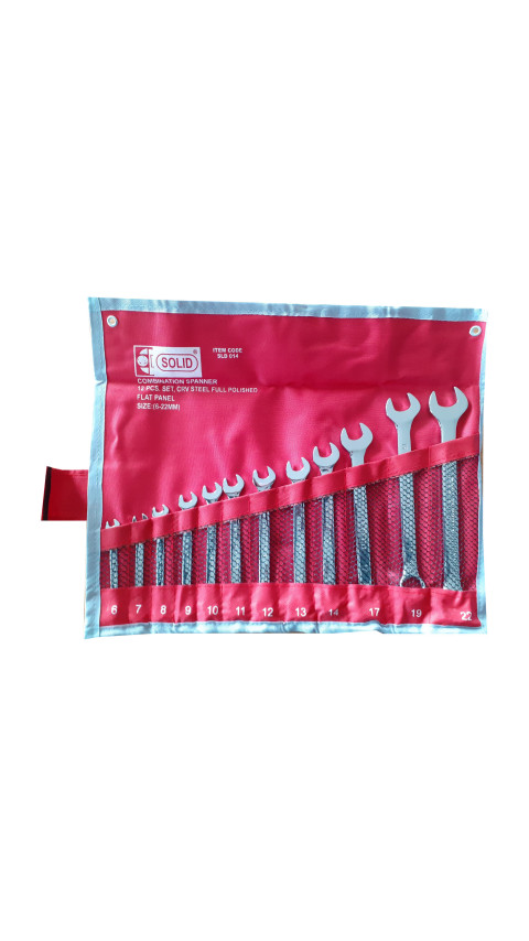 12 Lİ KOMBİNE ANAHTAR SETİ"SOLİD"