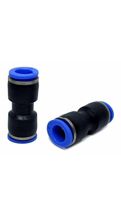 12 MM Düz Pnömatik Bağlantı Nipel (PU12)