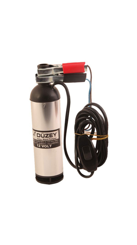 12 VOLT"DÜZEY"MAZOT POMPASI KÜÇÜK (ALÜMİNYUM)