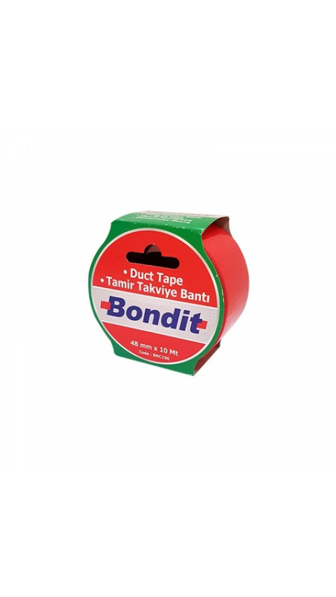 48 MM TAMİR TAKVİYE BANTI KIRMIZI 10 MT BONDİT 48 MM TAMİR TAKVİYE BANTI KIRMIZI 10 MT BONDİT
