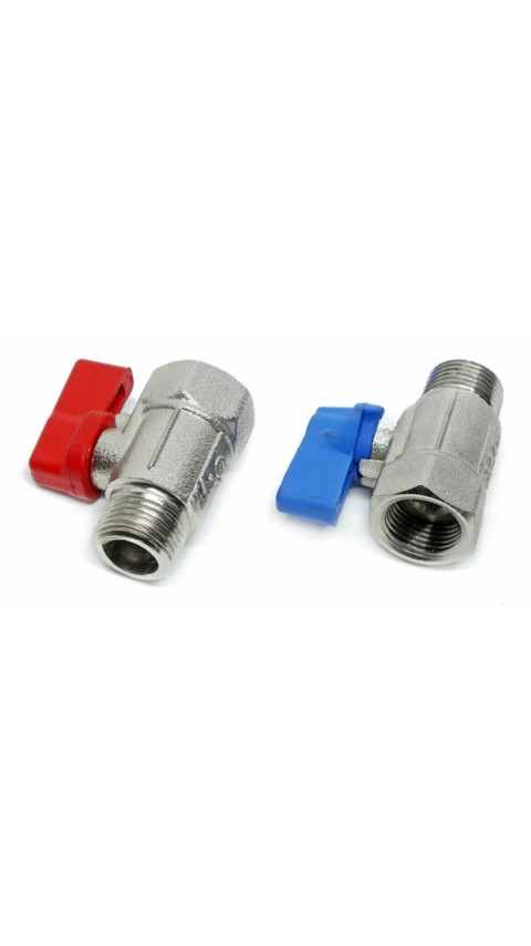 1/8"  MİNİ VANA (ERKEK-DİŞİ) PİRİNÇ