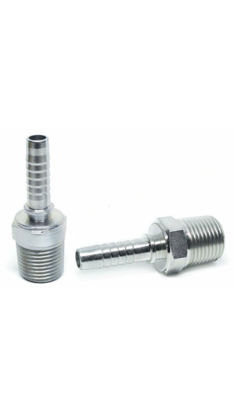 3/16" 1/8" R - NPT ERKEK REKOR 3/16" 1/8" R - NPT ERKEK REKOR