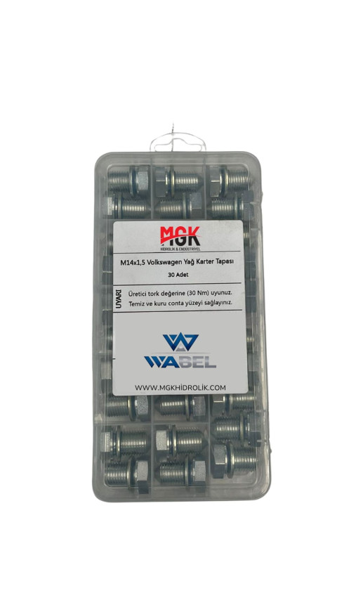M14x1,5 Volkswagen Yağ Karter Tapası – 30 Nm Tork Uyumlu